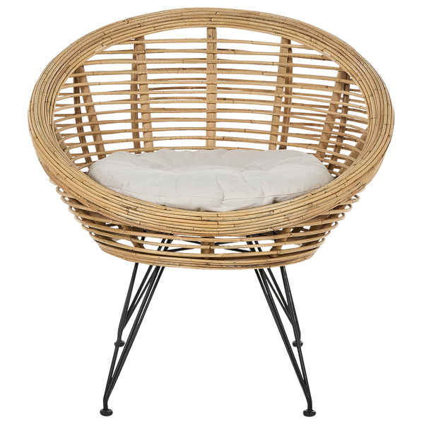 Gartenstuhl MARATEA Rattan Naturfarben