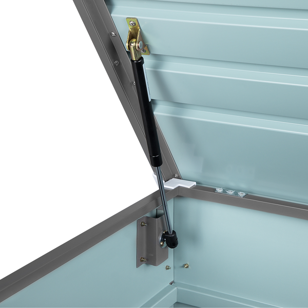 Aufbewahrungsbox CEBROSA Metall 165 cm 70 cm Grau