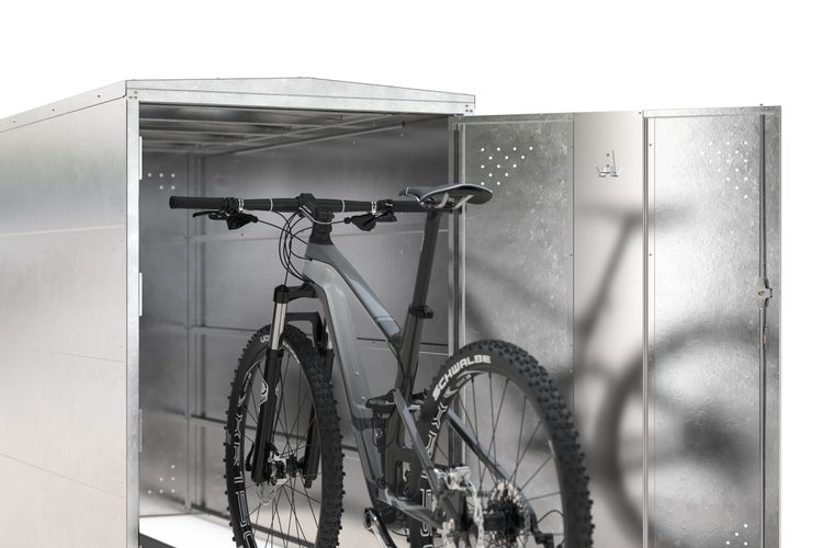 Fahrradgarage BikeBox 1 Basic AE ohne Seitenwand