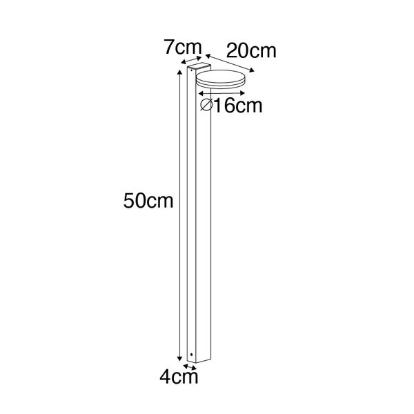 Ölauffangbehälter mit Gitterrost und Kette