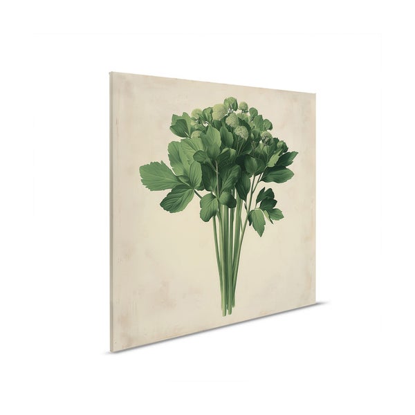 Wandbild mit Pflanzenmotiv