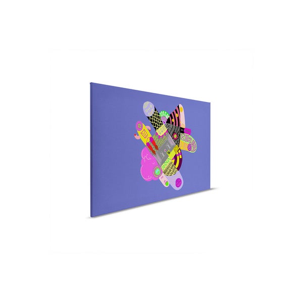 Leinwandbild mit abstraktem Muster für Wanddekoration