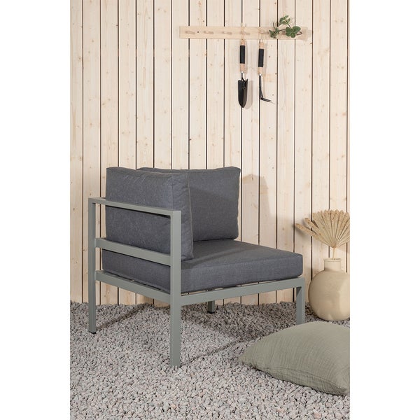 Copacabana Gartensofa Eckteil khaki. 74 X 74 X 65 cm