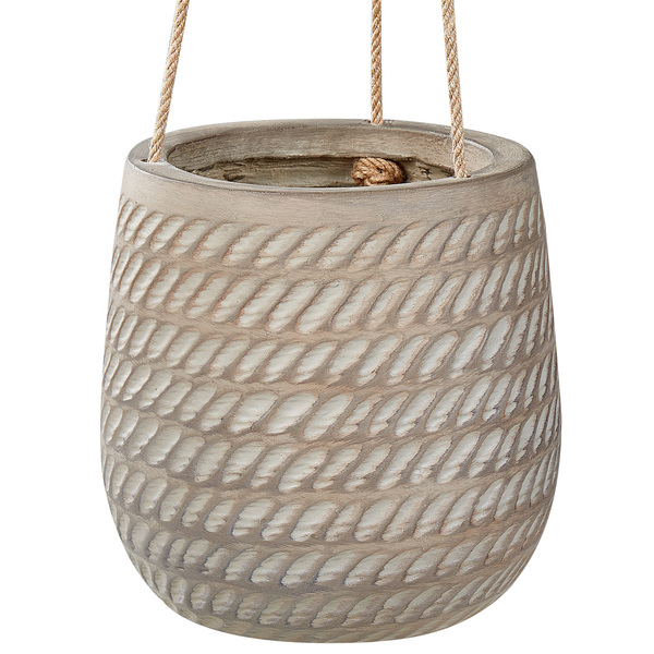 Blumenkübel LIVADIA 20 cm Taupe