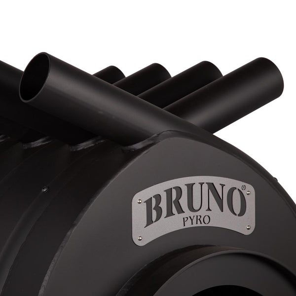 Detailansicht eines Bruno Pyro Holzofens