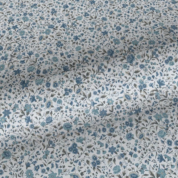Sanders und Sanders Tapete Blumen Dunkelblau - 53 cm x 10 m - 640396