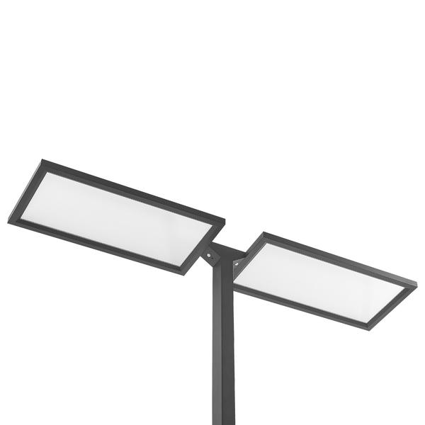LED Stehlampe SCULPTOR mit Bewegungsmelder Metall Schwarz