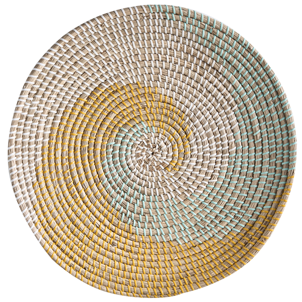 Wanddeko-Set BACNINH Seegras 46/35/30 cm Bunt