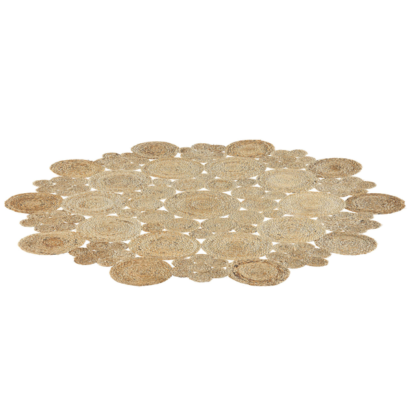 Teppich GERDEK Beige ø 135 cm Jute
