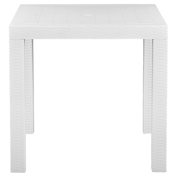 Outdoor Bistrotisch FOSSANO 80 cm 80 cm Weiß