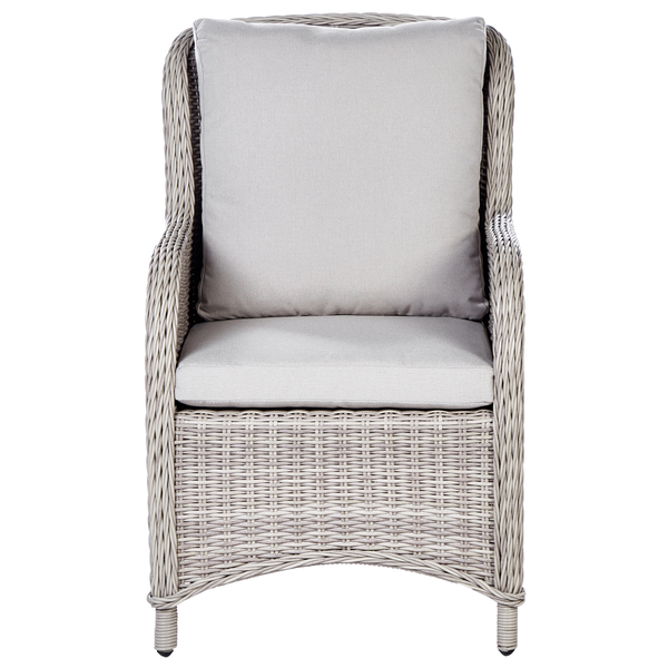 Gartensessel 2er Set CASCAIS Polyrattan Beige