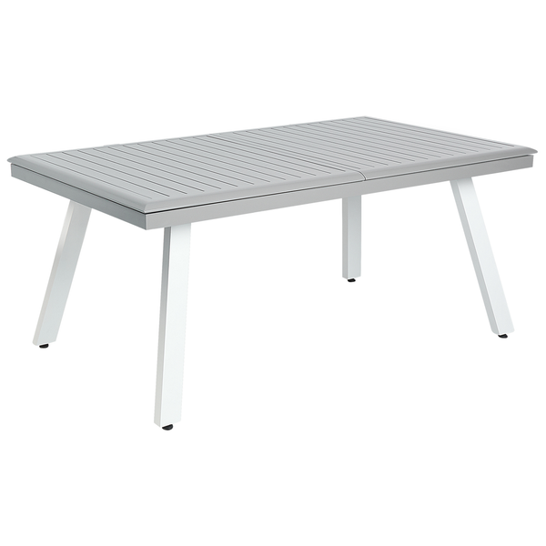Gartenmöbel Set 8-Sitzer PERETA Metall Grau