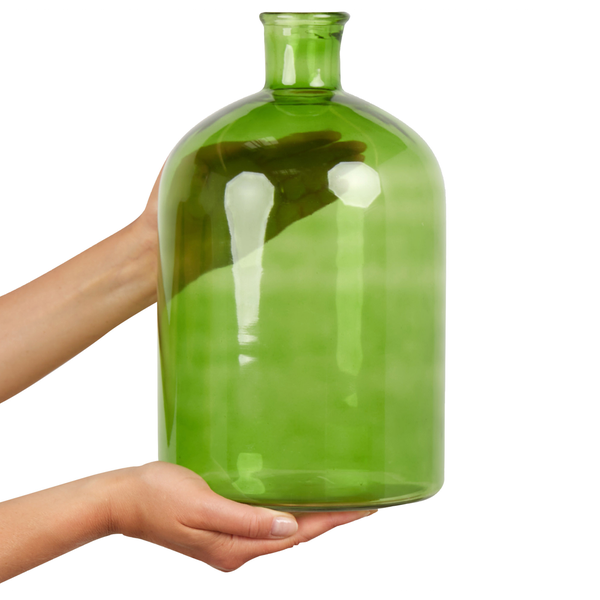 Dekovase PULAO Glas 31 cm Grün