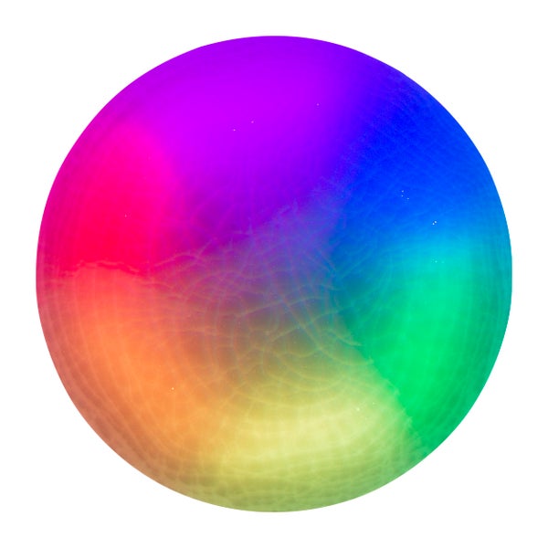 Abstrakte Kugel mit Farbverlauf
