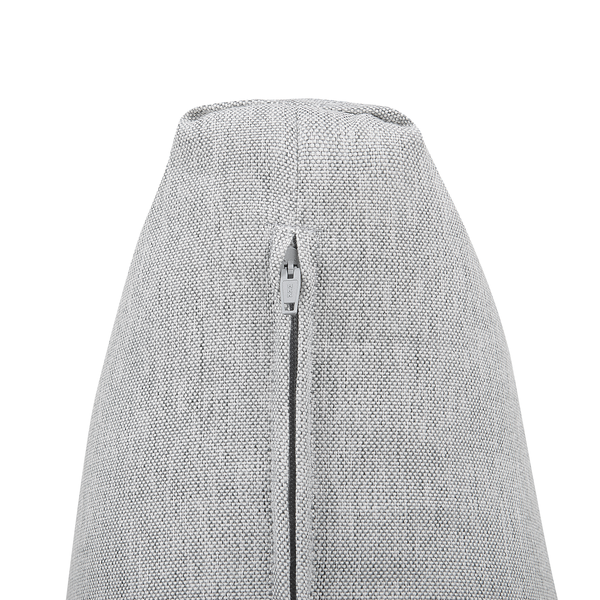 Detailansicht eines Sitzsackes mit Reißverschluss