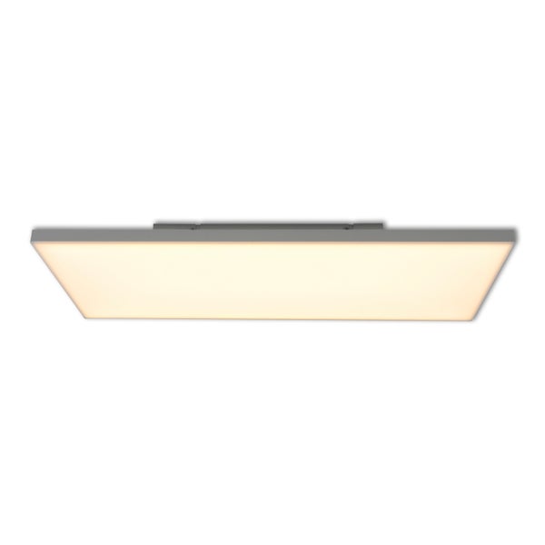 LED Panel-Deckenleuchte CARENTE Länge 59,5 cm, rahmenlos, viele Funktionen, aus Metall und Kunststoff, weiß, integrierte LEDs