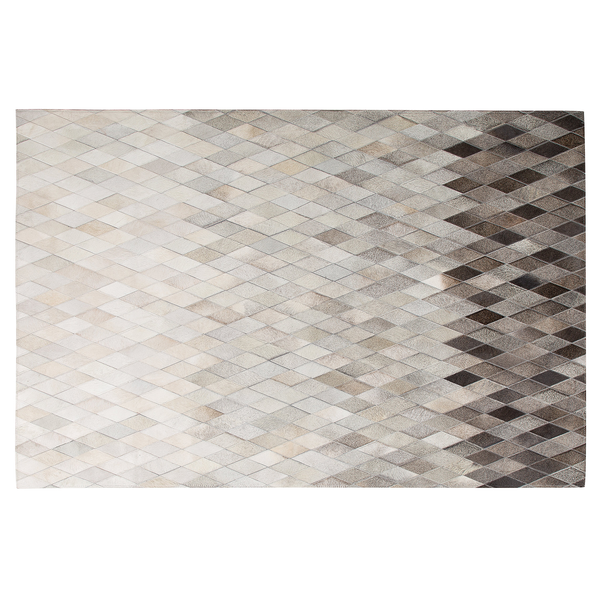 Teppich MALDAN Beige 140 x 200 cm Echtleder