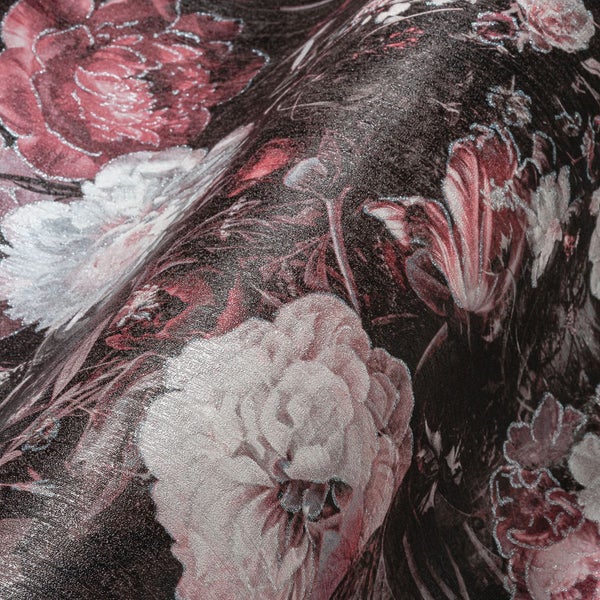 Rechteckiger Flickenteppich mit Fransen