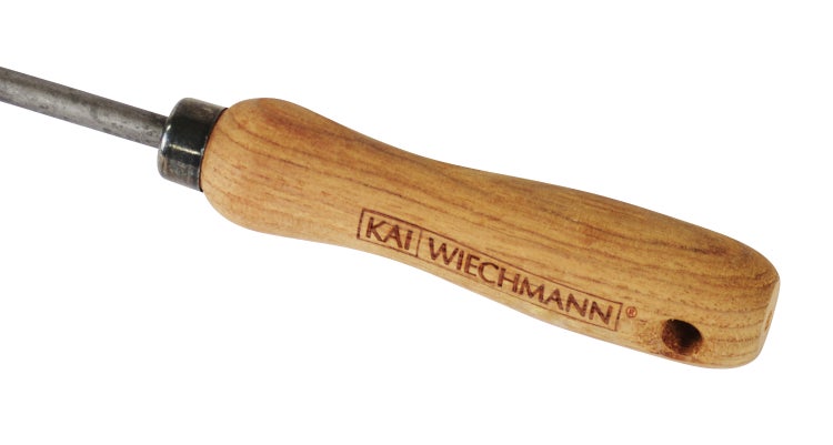 Teak Sauzahn Bodenlüfter Kultivator geschmiedet Teakholz Griff premium
