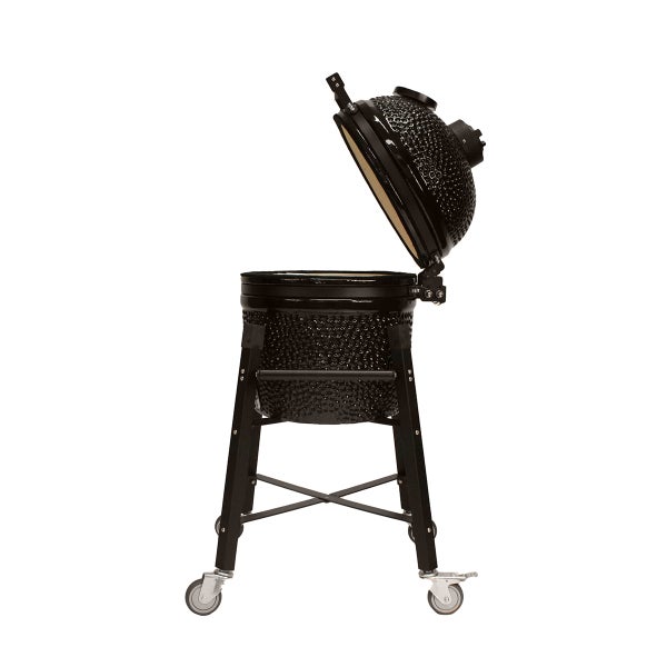 PATTON Keramikgrill Kamado Premium Compact mit Gestell - Schwarz