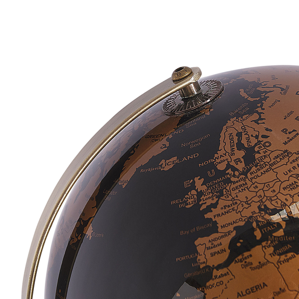 Dekorative Keramikvase mit abstraktem Gesichtsmuster und Henkel