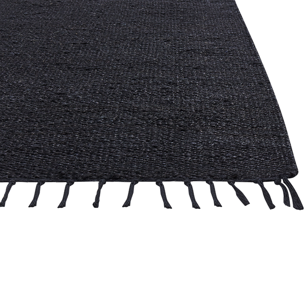 Teppich SINANKOY Schwarz 80 x 300 cm Jute