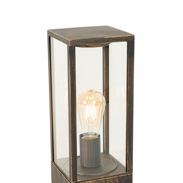 Vintage Steh-Außenleuchte antikgold 40 cm IP44 - Charlois