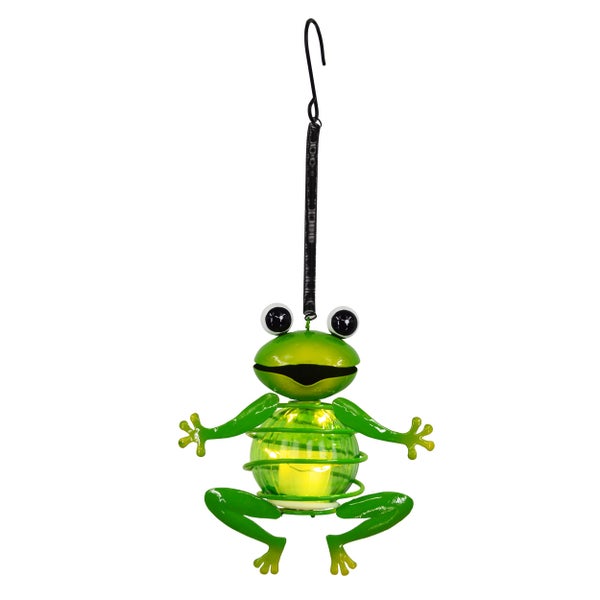 Dekorative Frosch Solarleuchte zum Aufhängen