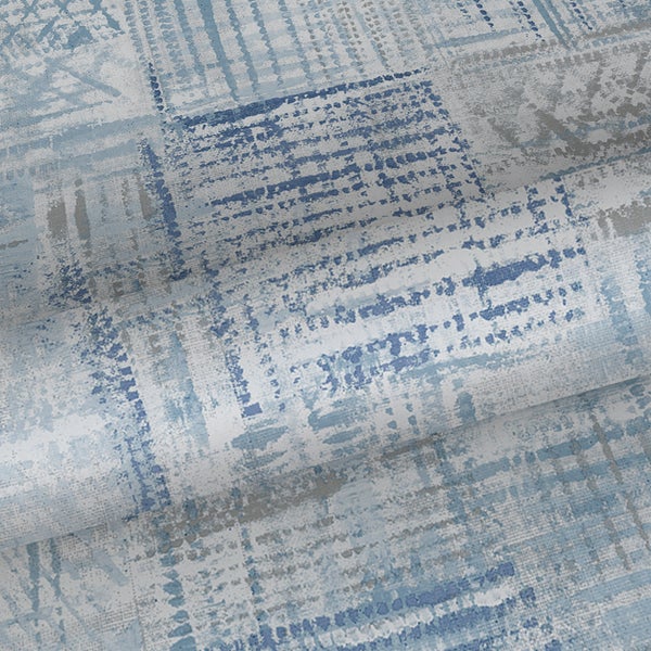 Sanders und Sanders Tapete grafisches Motiv Blau - 53 cm x 10,05 m - 640753