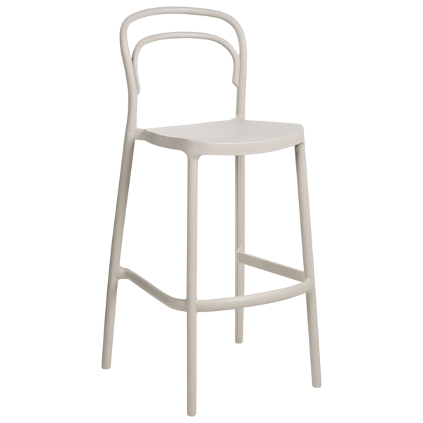 Garten-Barhocker 2er Set PORANO Beige