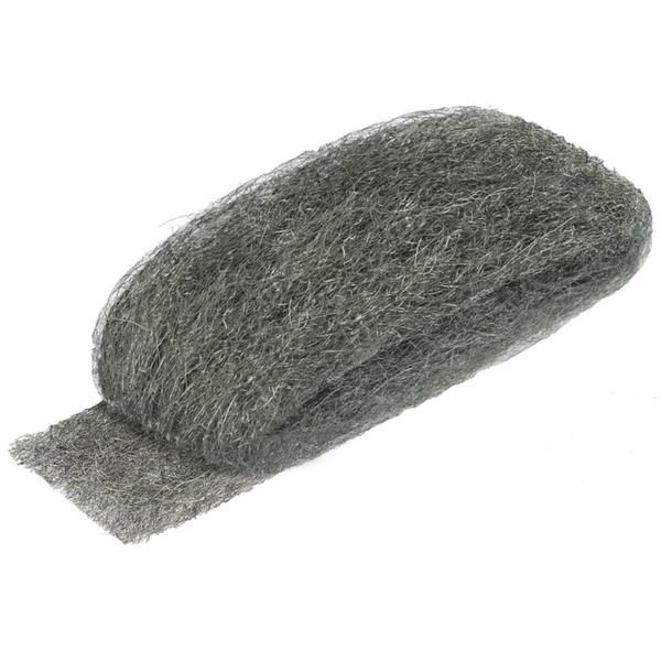 Rolle aus feiner Stahlwolle zum Reinigen und Polieren von Oberflächen.