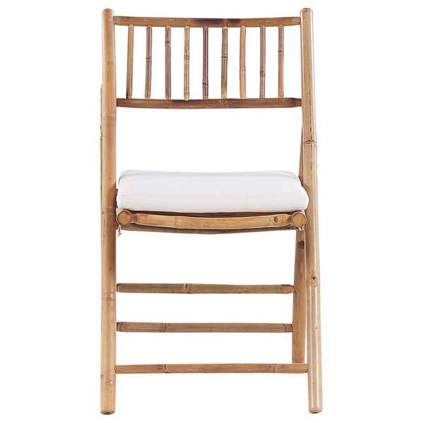 Bistro Set klappbar SAVELLETRI Bambusholz Braun