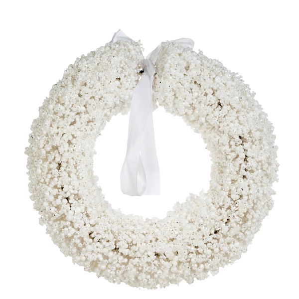 Dekorativer Kranz mit Schleife für festliche Anlässe