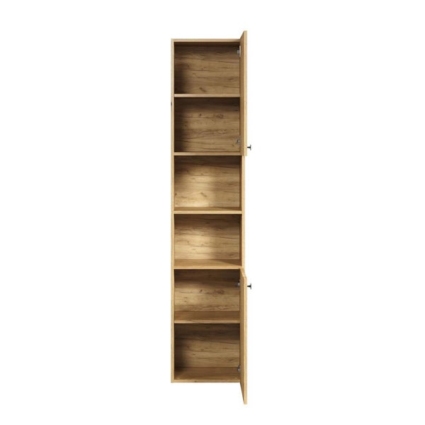 PureBliss Hochschrank Bad Eiche dekor. 40 X 31 X 186 cm
