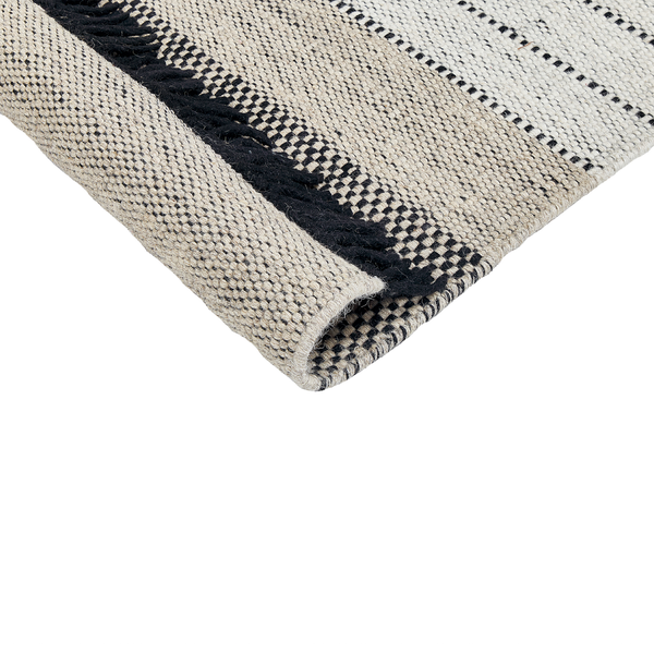 Teppich YAZLIK Beige 140 x 200 cm Wolle