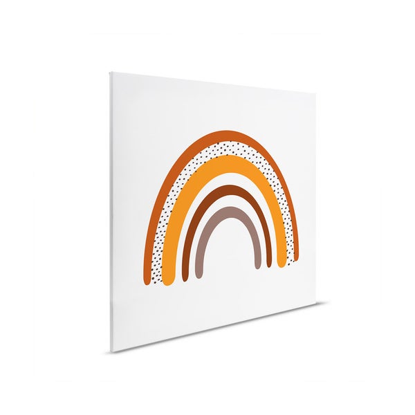 Dekorative Leinwand mit Regenbogenmotiv für die Wandgestaltung