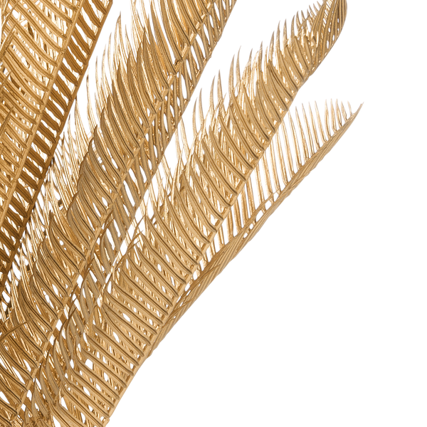 Dekorative goldfarbene Palmblätter