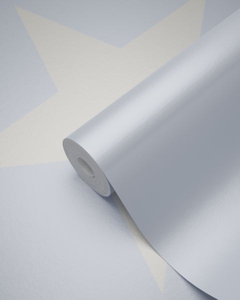 Origin Wallcoverings Tapete Sterne Hellblau - 53 cm x 10.05 m - 346823