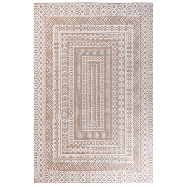 Teppich BAGLAR 200 x 300 cm Jute Weiß