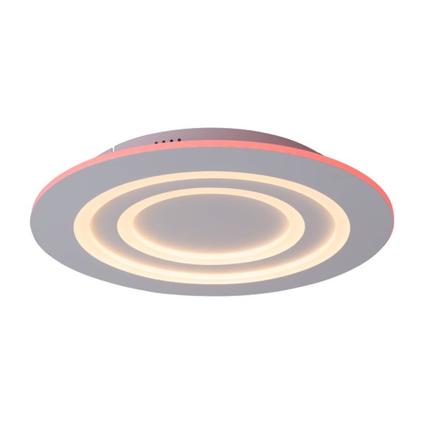 Runde Deckenleuchte mit LED-Ringen