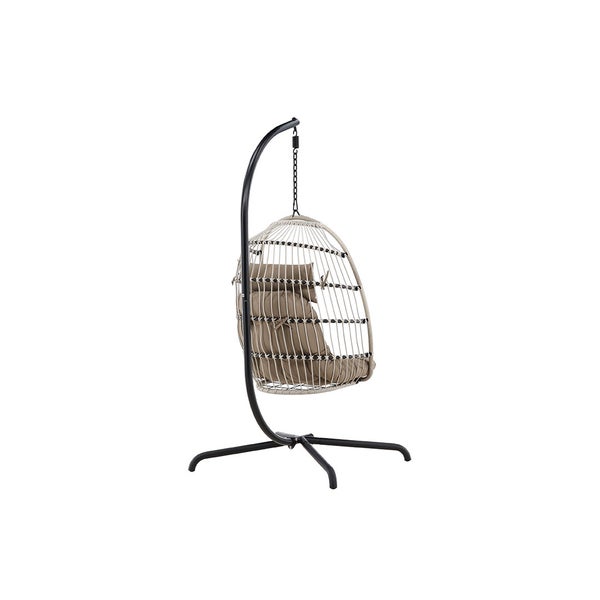 Trezza Hängesessel mit Stativ grau. 75 X 70 X 198 cm