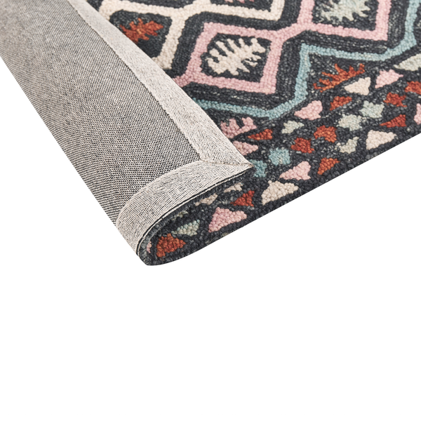 Teppich Wolle mehrfarbig 80 x 150 cm HAYMANA