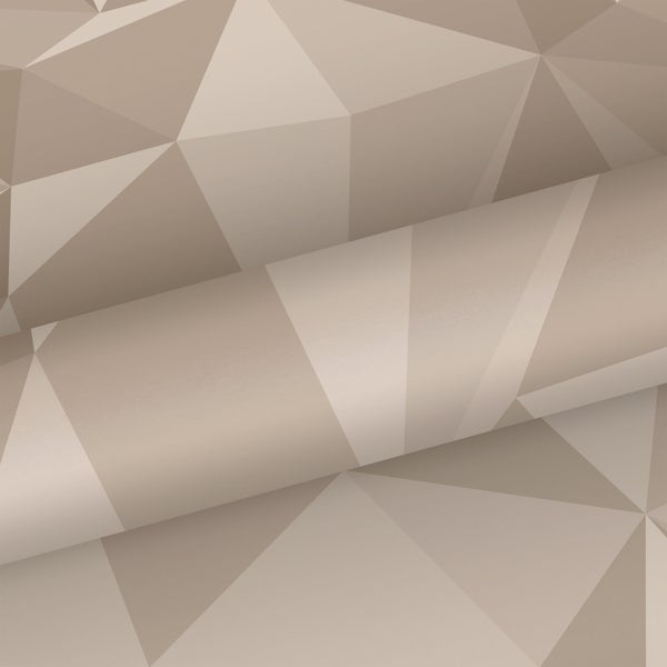 Sanders und Sanders Tapete 3D-Muster Beige - 50 x 900 cm - 935272