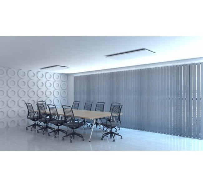 Terrassenheizer Quality Heating Stehtisch 1200 Watt Aluminium eloxiert Glasplatte rund Edelstahlbasis IP44 inkl. 360° Kippschutz hoher Wirkungsgrad
