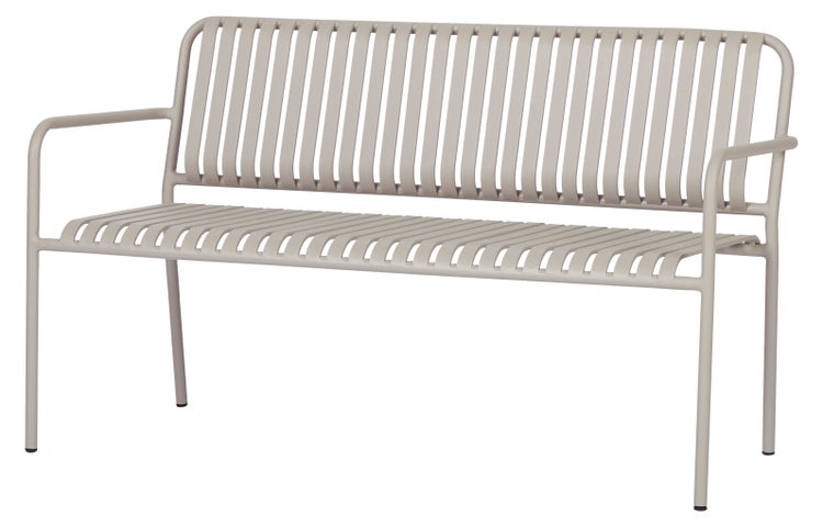 Stella Gartenbank grau. 2er Set