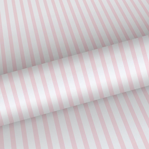 Sanders und Sanders Tapete Streifen Rosa und Weiß - 53 cm x 10 m - 640591