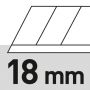 Triuso Abbrechklingen 18 mm Pack a 10 Stück