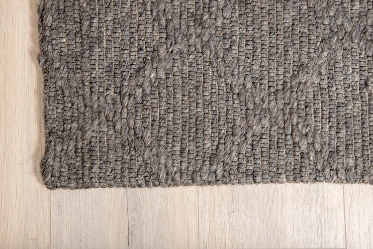 Cloudy Teppich 230x160 cm Wolle grau. 160 X 230 X 2 cm