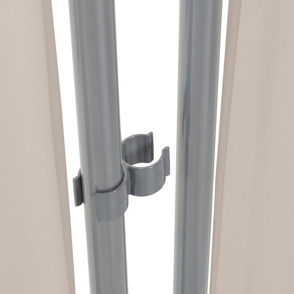 Stellwand 3-teilig, 260 x 156 cm, natur