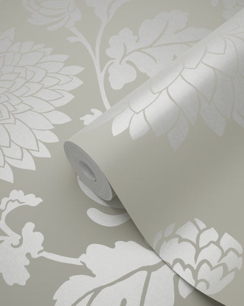 Origin Wallcoverings Tapete Blumen Beige - 53 cm x 10,05 m - 326147